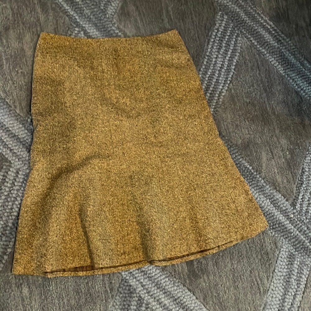 Talbots Brown Tweed Skirt